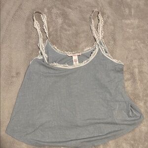 Victoria's Secret Gray Relaxed Crop Camisole
